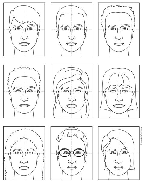 How To Draw Faces Step By Step For Beginners