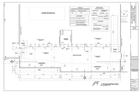 Cold Storage Blueprint Design