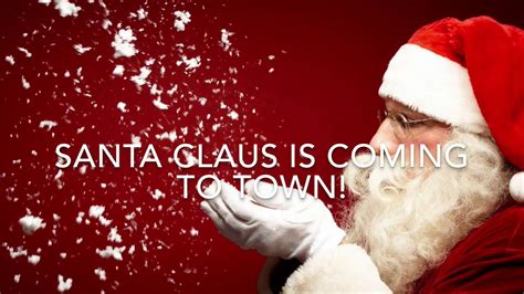 Santa Claus is Coming to Town (Instrumental Lyrics) - YouTube