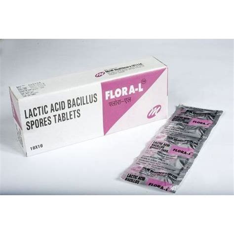 Flora-L Lactic Acid Bacillus Spores Tablets, For Clinical, Packaging Type: Strips, | ID: 11577273833