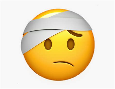 head bandage emoji png - Clip Art Library