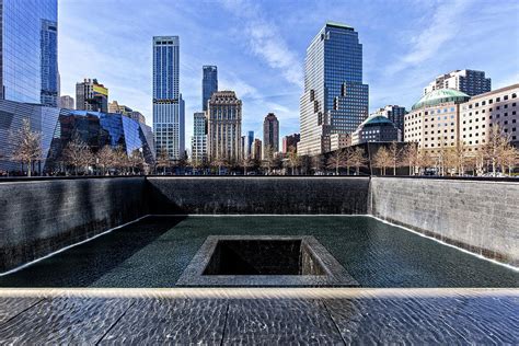 World Trade Center Memorial Photograph by Alan Raasch