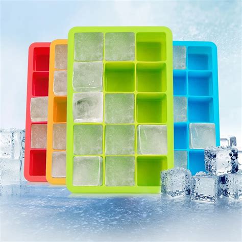 Ice Cube Mold 3x 5 Ice Cube Mold Silicone Ice Cube Mold Chocolate Mold ...