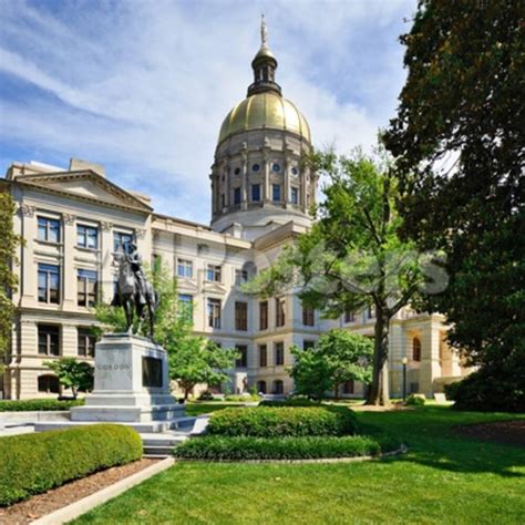 'Georgia State Capitol Building in Atlanta, Georgia, Usa.' Photographic ...