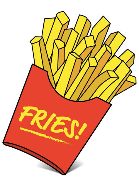 Fries clipart fast food bag, Fries fast food bag Transparent FREE for ...
