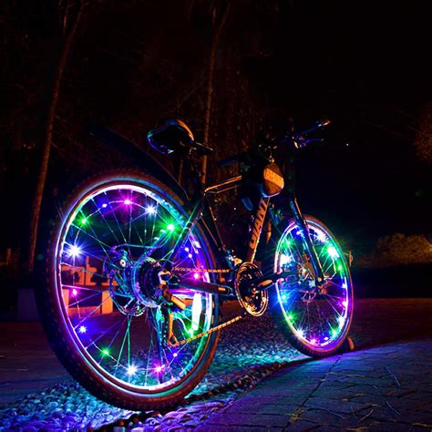 Led Bicycle Bike Wheel Light Auto Open & Close Wheel Spoke Light String - Walmart.com