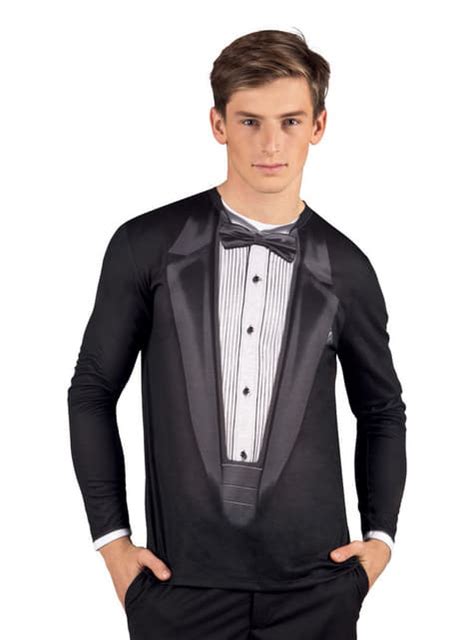 Mens Elegant Tuxedo T-shirt | Funidelia