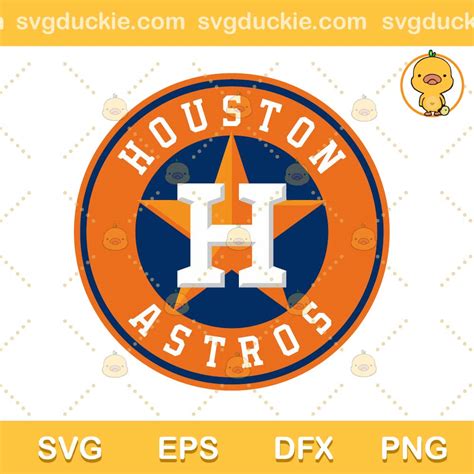 Houston Astros Orange LOGO SVG, Astros Baseball Sport svg