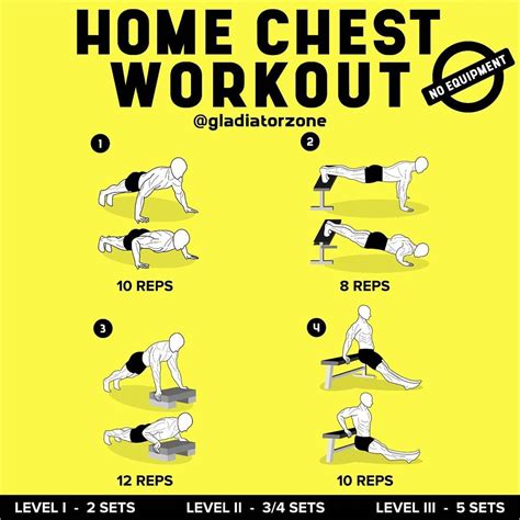 15 Minute Chest Workouts Without Weights for Beginner | Fitness and Workout ABS Tutorial