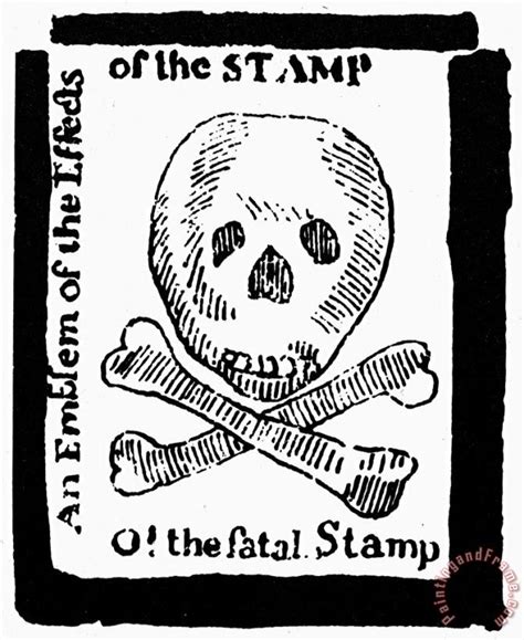 Others Stamp Act: Cartoon, 1765 painting - Stamp Act: Cartoon, 1765 print for sale