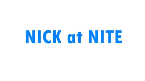 Nick at Nite 1992-2002 logo by DLEDeviant on DeviantArt