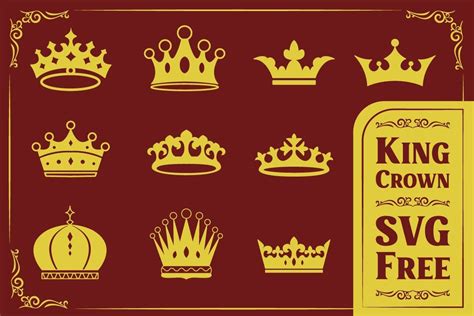 King Crown SVG Free Graphic by Free Graphic Bundles · Creative Fabrica