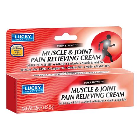 Lucky Super Soft Muscle And Joint Pain Relieving Cream 42.5g | Shopee Philippines