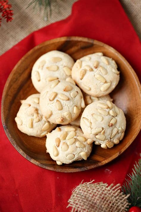 Italian Pine Nut Pignoli Cookies recipe that is made with almond four ...