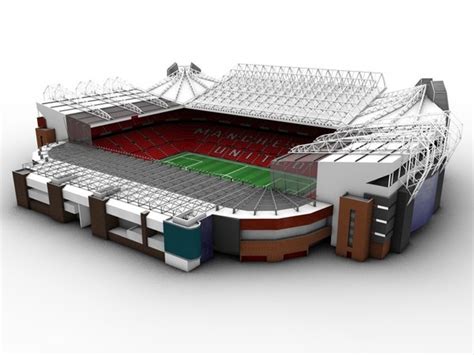 manchester united old trafford 3d model