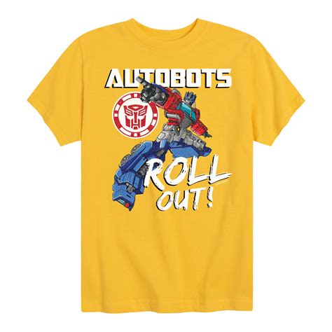 Transformers - Optimus Prime Autobots Roll Out - Kids Toddler And Youth Short Sleeve T - Shirt ...