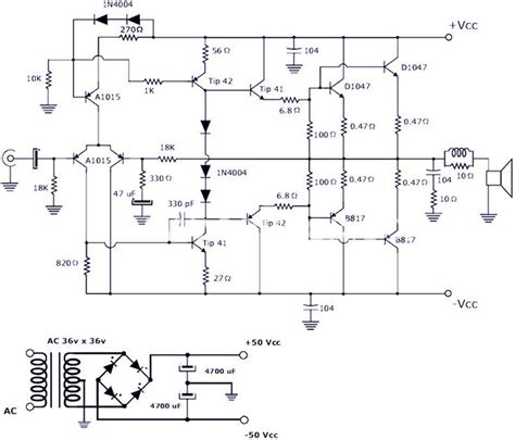 2.1 Amplifier Circuit Diagram Pdf