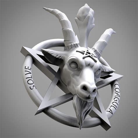 Fichier STL Pentagramme de Baphomet 🐉・Design à télécharger et à imprimer en 3D・Cults