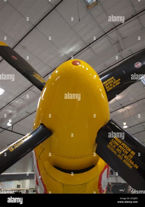 P-51 Mustang propeller at the Commerative Air Force Museum in Mesa ...