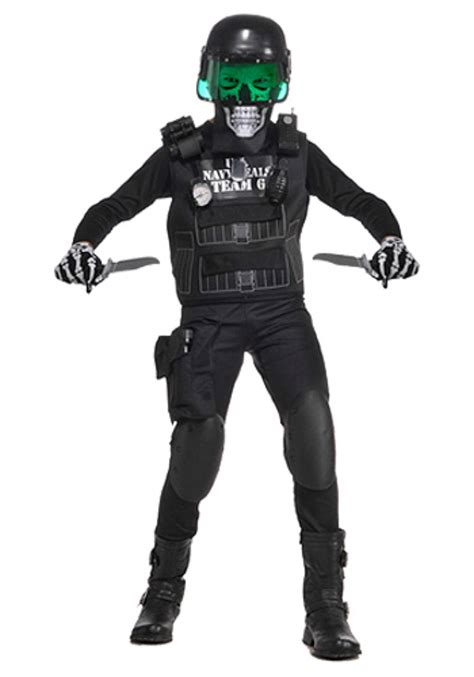 Zombie Navy Seal Boys Costume - Scary Kids Military, Zombie Costumes