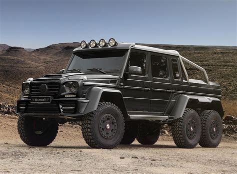 mercedes-benz AMG G63 6x6 gronos off road vehicle by mansory