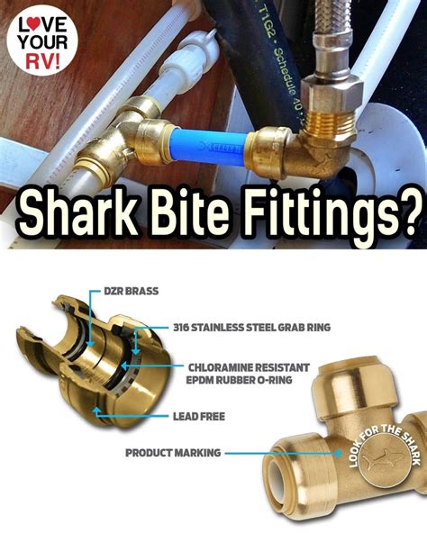 RV Plumbing Repair Using Shark Bite Fittings - How to Winterize Your RV