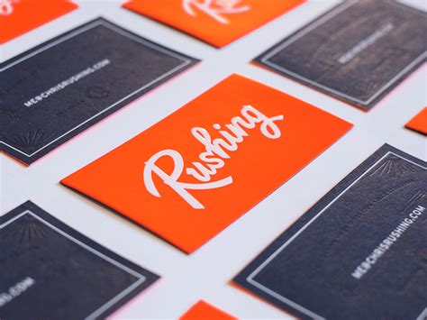 Business Cards! by Chris Rushing on Dribbble