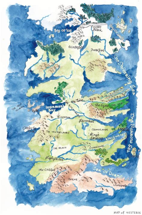 Highgarden Map Game Of Thrones | Fasci Garden