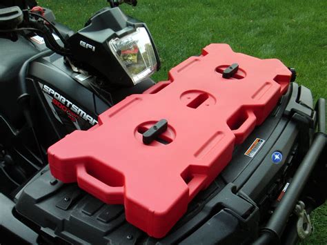 My rotopax gas pack mountin to the front rack - Polaris ATV Forum