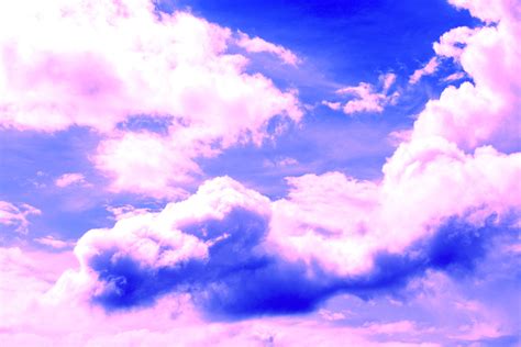 Blue Sky And Pinkish Clouds Free Stock Photo - Public Domain Pictures
