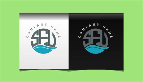 Premium Vector | Sfu initial modern logo design vector icon template