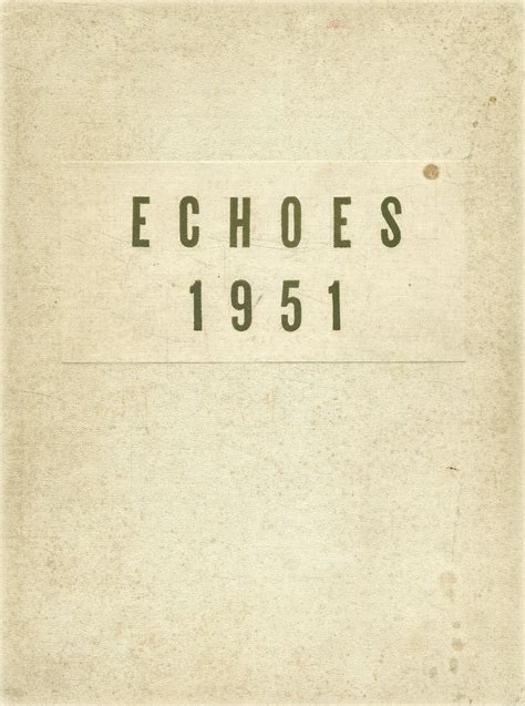 1951 yearbook from Ramsey High School from Ramsey, Illinois for sale