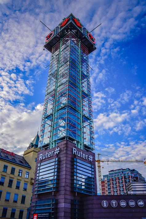 Ruter# Tower at Oslo Sentralstasjon - Oslo Norway | Ruter# T… | Flickr