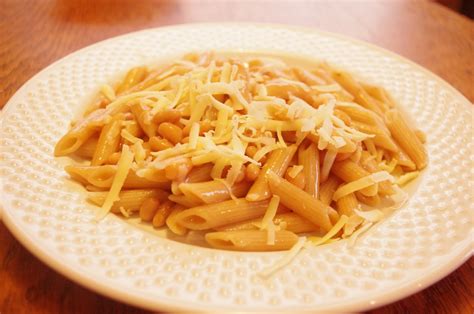 Curious concoctions: Pasta with cheesy baked beans and brown sauce