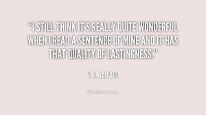 V. S. Naipaul Quotes. QuotesGram