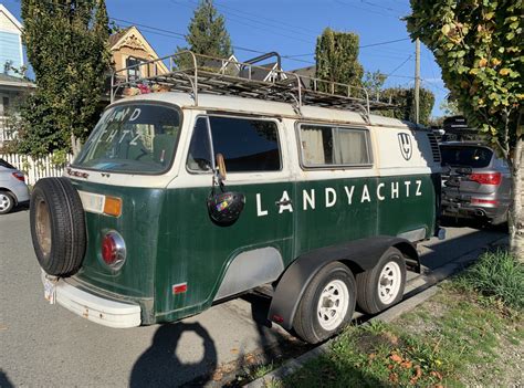 Cohort Pic(k) Of The Day: VW Bus Camper Trailer - Peculiar Land Yacht ...