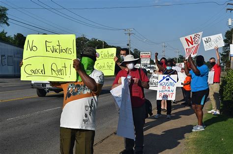 Renters in Little Rock protest evictions during pandemic | The Arkansas ...