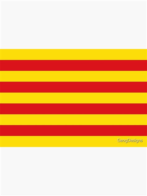 "Catalonia flag flag Catalan Barcelona" Sticker for Sale by GeogDesigns | Redbubble