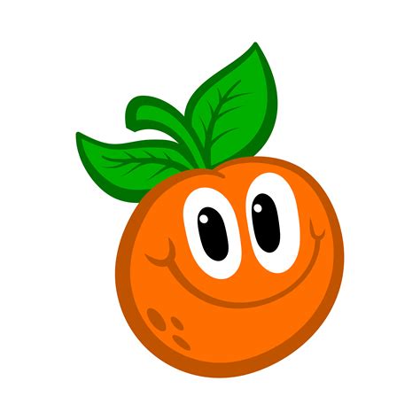 Orange Fruit Clip Art Funny