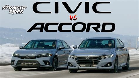 2022 Honda Civic vs Honda Accord - Worth the $10k Difference? - YouTube