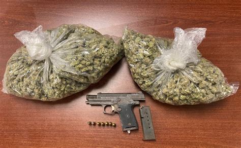 Cops tout arrests of 3 suspects with gun and bags of weed