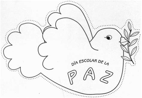 Imágenes para colorear dibujos del Día de la Paz | Colorear imágenes