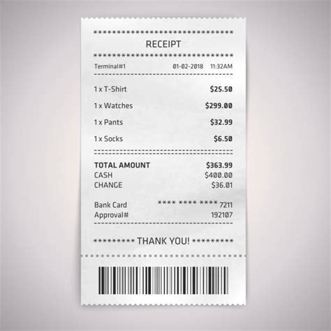 4,500+ Receipt Template Stock Photos, Pictures & Royalty-Free Images - iStock