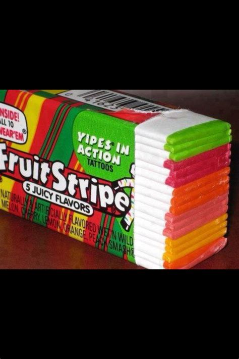 Fruit stripe gum- Loved this stuff! | Awww Reminds me of..... | Pinterest | Young and, The o ...