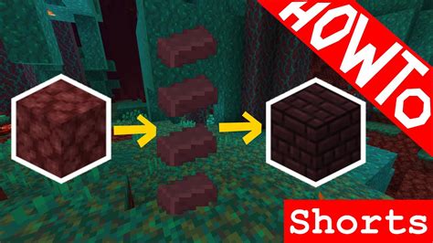 Minecraft: How to Make/Craft Nether Bricks from Netherrack - Tutorial - YouTube