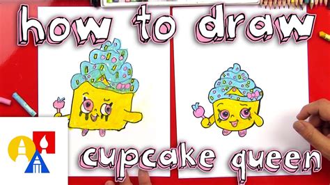 How To Draw Shopkins - Cupcake Queen - YouTube