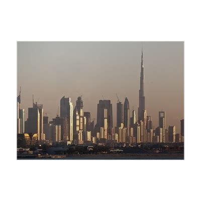 Poster Dubai Skyline - PIXERS.HK