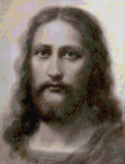 Jesus Holy Card Cross Stitch Portrait Chart PDF EASY Chart - Etsy | Dragon cross stitch, Cross ...