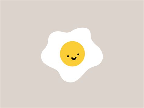 Cute fried egg illustration – Artofit