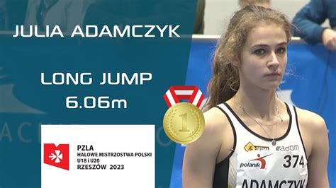 JULIA ADAMCZYK | U20 𝙇𝙊𝙉𝙂 𝙅𝙐𝙈𝙋 ♀️ | U18 & U20 🇵🇱 INDOOR ATHLETICS CHAMPIONSHIPS 2023 #longjump ...